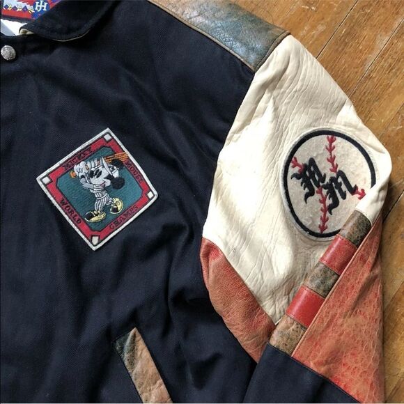 Jeff Hamilton bomber leather Disney Mickey Mouse - Picture 3 of 4